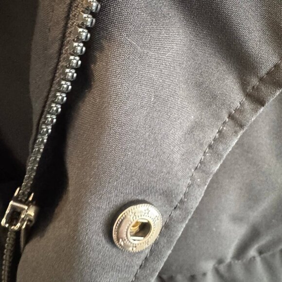 Ben Sherman Puffer Jacket Men Medium Black Lightweight With Hood - Picture 7 of 10